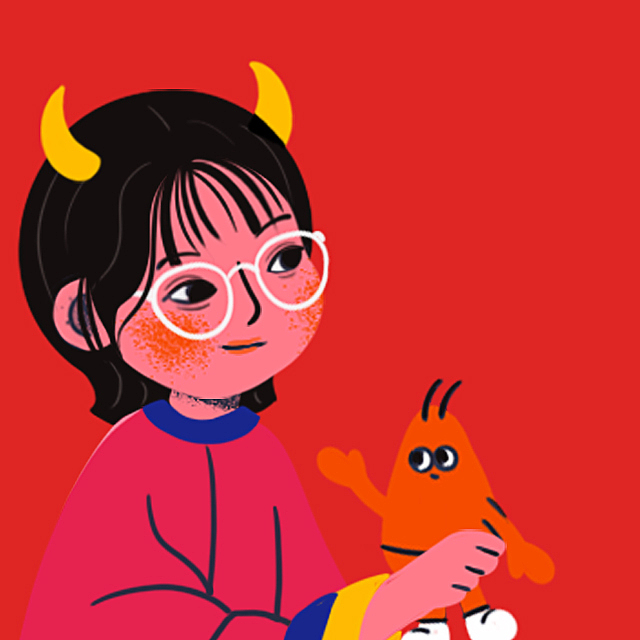 牛年大吉（图ZMjQyNTM1NzEy） - 艺术插画 - 站酷设计师橙秃秃原创素材 - 站酷ZCOOL