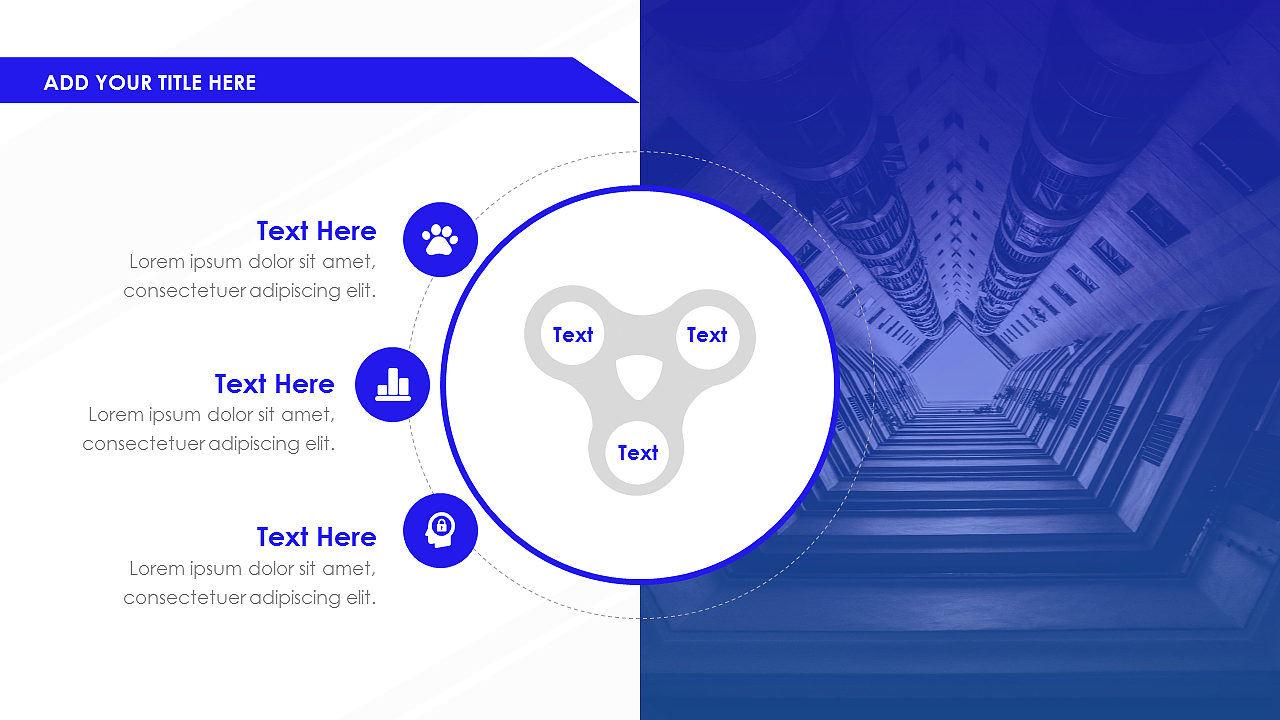 蓝色简约工作汇报模板