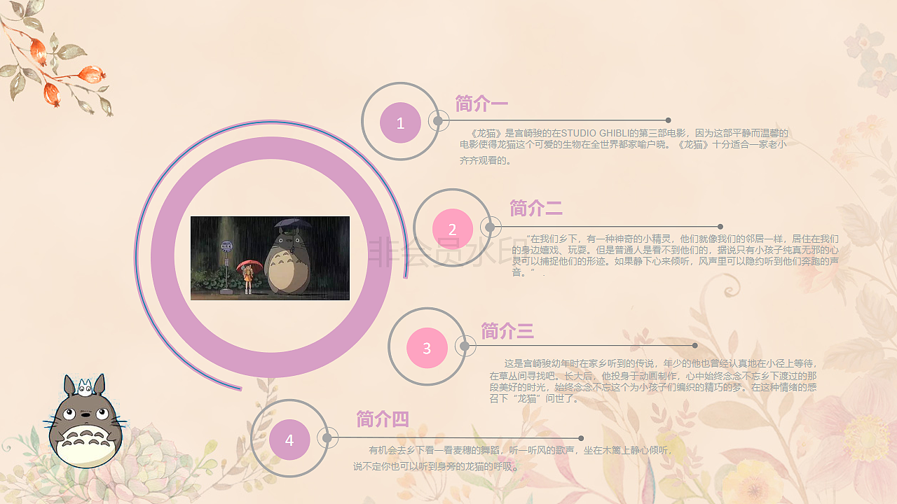 宫崎骏（图ZMTcwMzM4MDA4） - PPT/Keynote - 站酷设计师凡呈原创素材 - 站酷ZCOOL