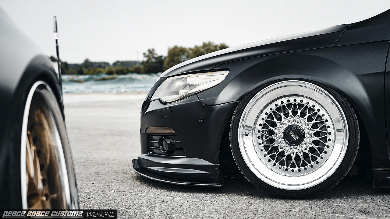 汽车摄影：奔驰E-Class & 大众CC