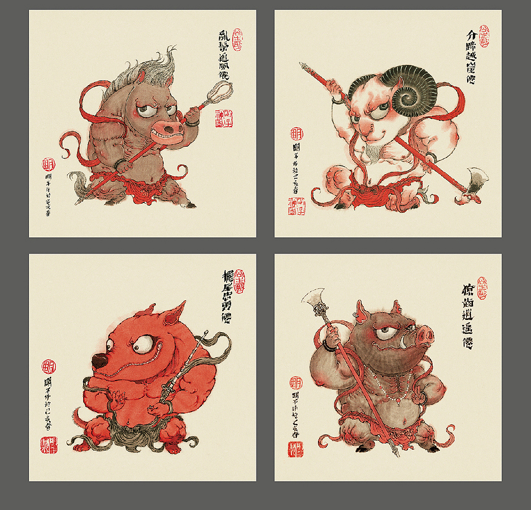 超萌守护神！【生肖十二萌神】登场！MPx明子国潮手办（图ZMjU0NzYwODUy） - 手办/模玩 - 站酷设计师避世伯爵原创素材 - 站酷ZCOOL