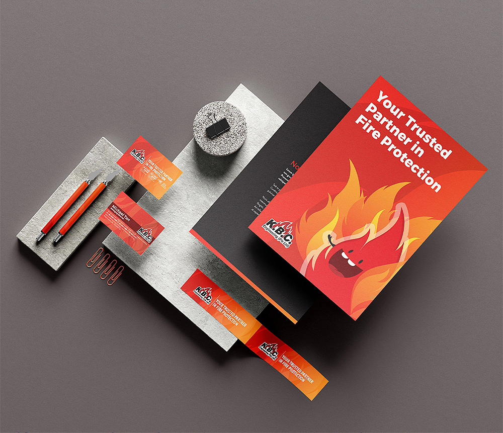 KBC Engineering Fire Branding design 防火品牌