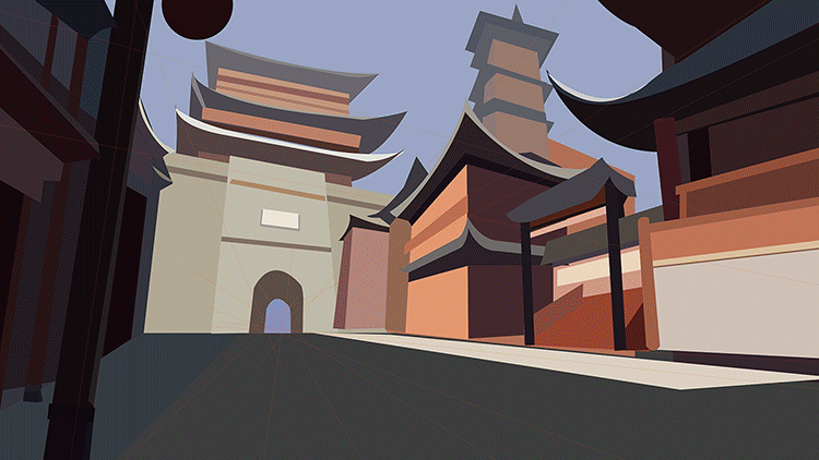 用ai临摹一张场景图