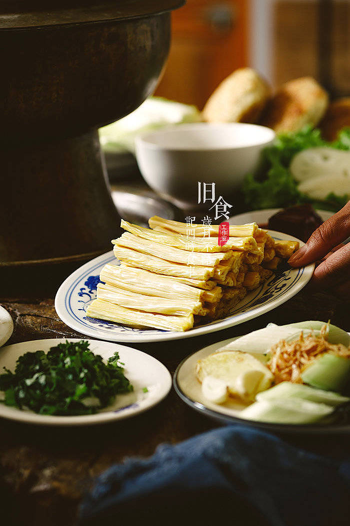 分享一组客片—豆黄金腐竹