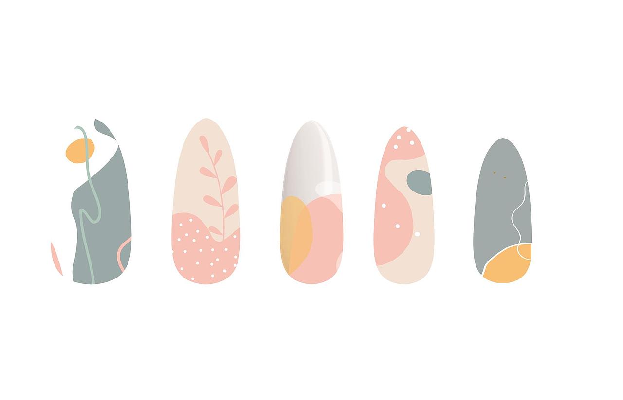 被骗稿做的一组美甲,甲型太丑不可忍请忽略