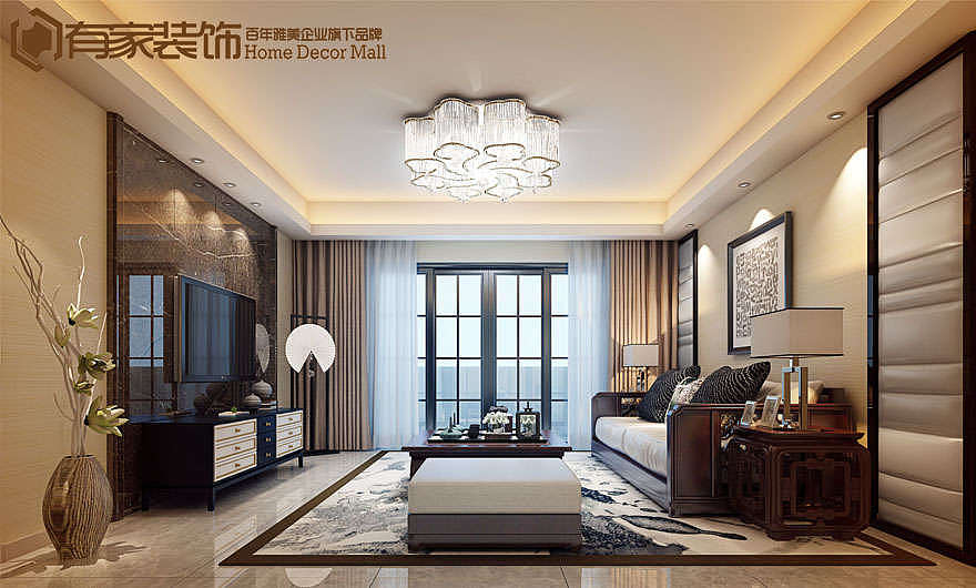 厦门未来海岸132平户型图二手房装修案例效果图