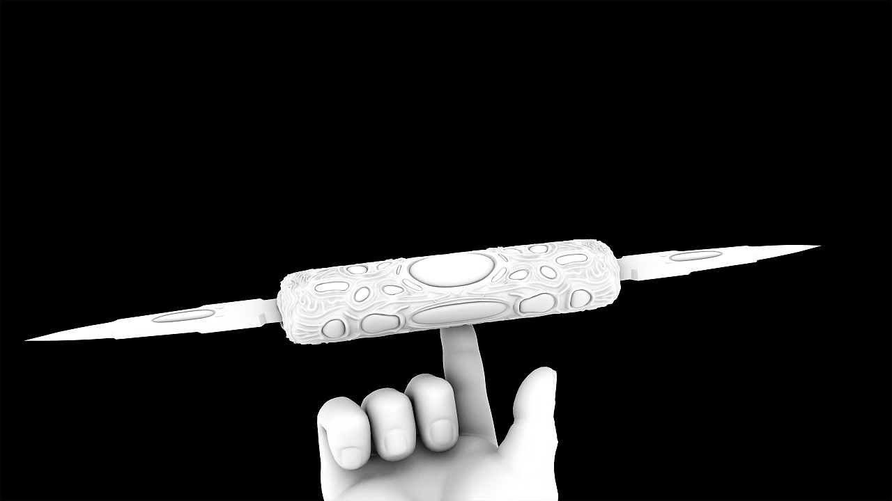 灭霸在收养卡魔拉的时候,交给了她一把可伸缩的匕首,并将其培养成了全