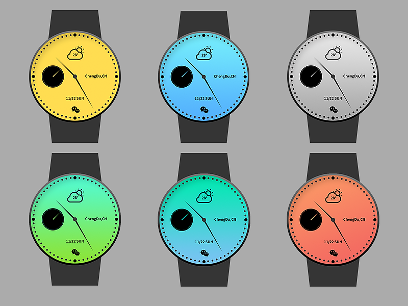 智能手表表盘设计