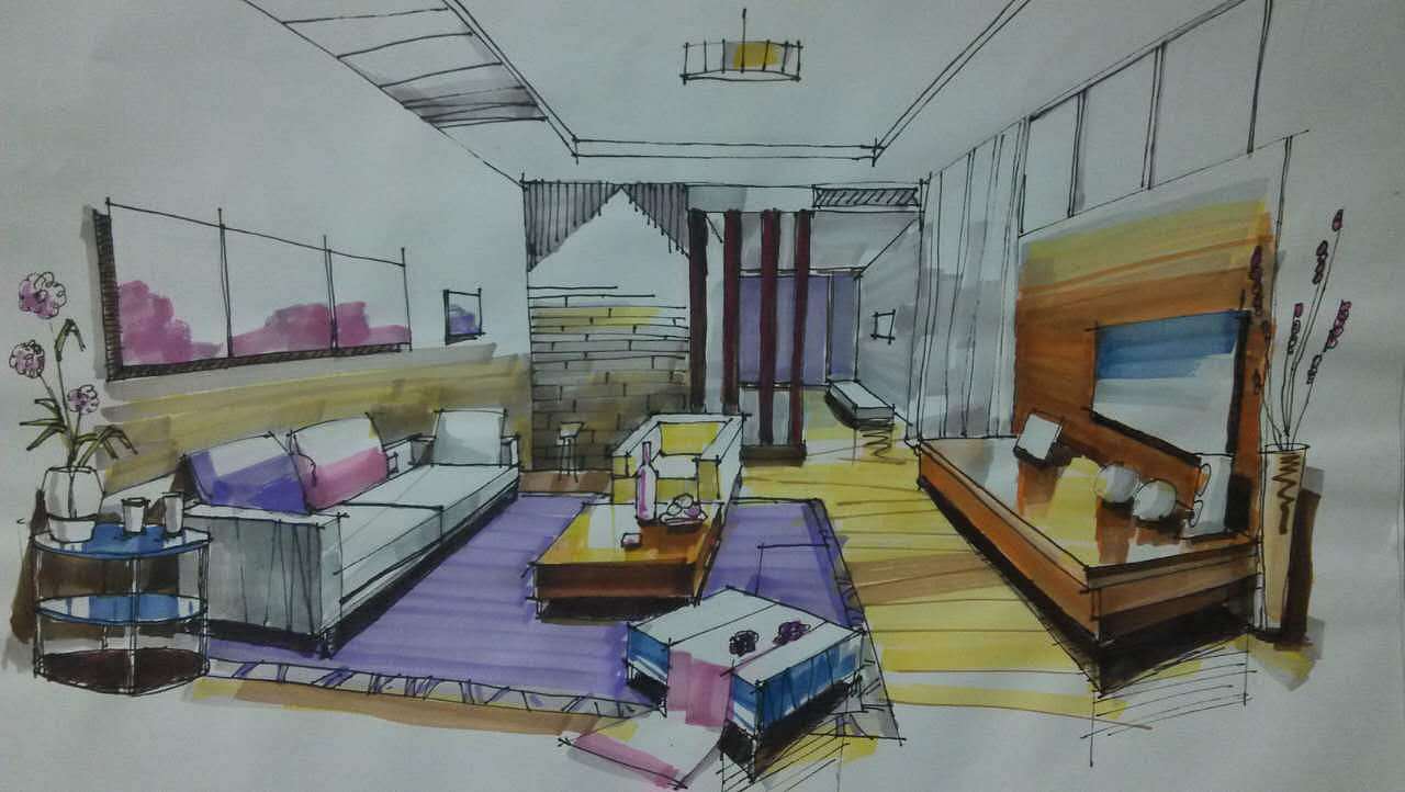 个人手绘作品（图ZMTA1MzkxOTky） - 家装设计 - 站酷设计师DJ赞仔原创素材 - 站酷ZCOOL