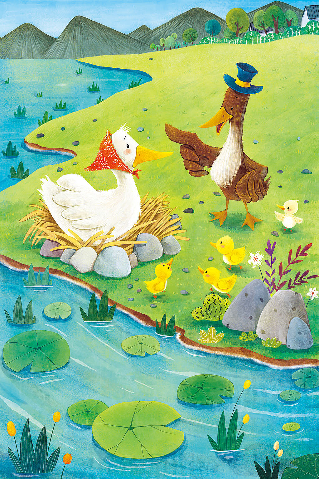 丑小鴨（圖ZMjY5MDgyNzky） - 繪本 - 站酷設(shè)計(jì)師安語插畫原創(chuàng)素材 - 站酷ZCOOL