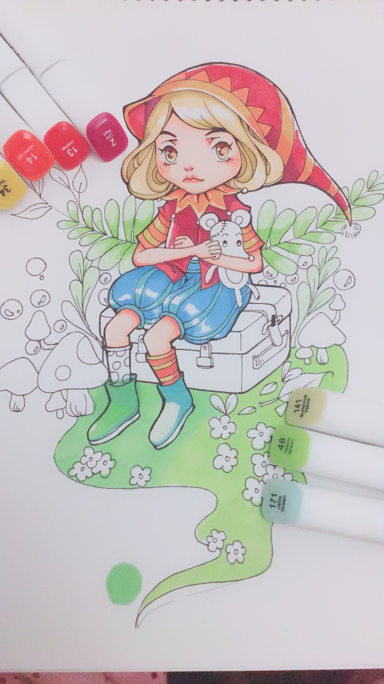 马克原创练习（图ZMTA1MDk1NTk2） - 新锐潮流插画 - 站酷设计师口口韩原创素材 - 站酷ZCOOL