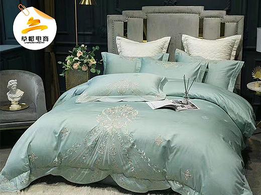 九足鼎视觉【床品四件套详情页设计作品分享】