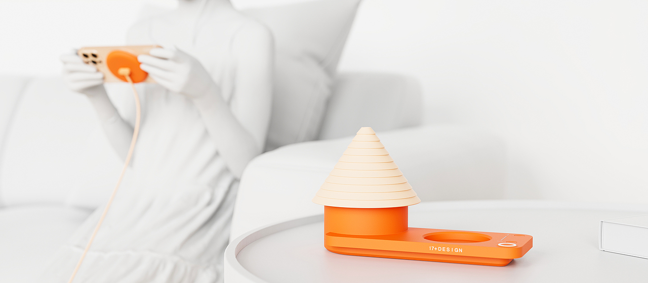 无线充香薰灯（图ZMjYwMzE5MTky） - 电子产品 - 站酷设计师iy_Jane原创素材 - 站酷ZCOOL