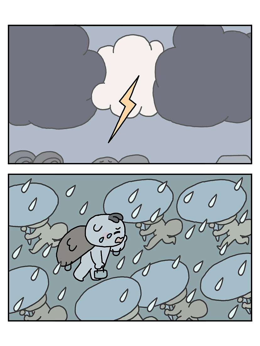 《在低谷 认识新的自己》（图ZMzQ2ODc5ODQw） - 短篇/格漫 - 站酷设计师画面感菌原创素材 - 站酷ZCOOL