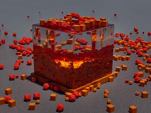 C4D发射器动力学