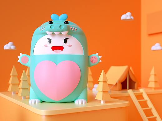 C4D-好未来中秋礼盒耳机盲盒
