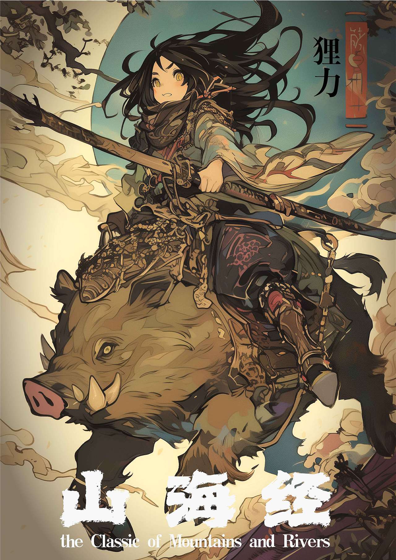 MJ生图 山海经（图ZMzc1Nzg3MjU2） - 海报 - 站酷设计师豆哈哈哈原创素材 - 站酷ZCOOL