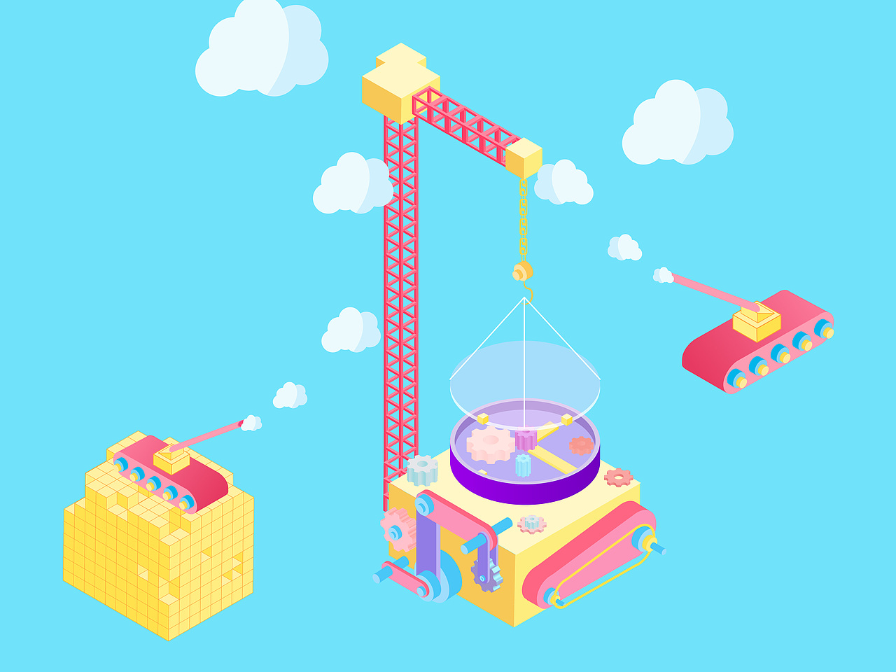 2.5D单个（图ZMTQ0Nzk2Mzg0） - 艺术插画 - 站酷设计师胡子君97原创素材 - 站酷ZCOOL