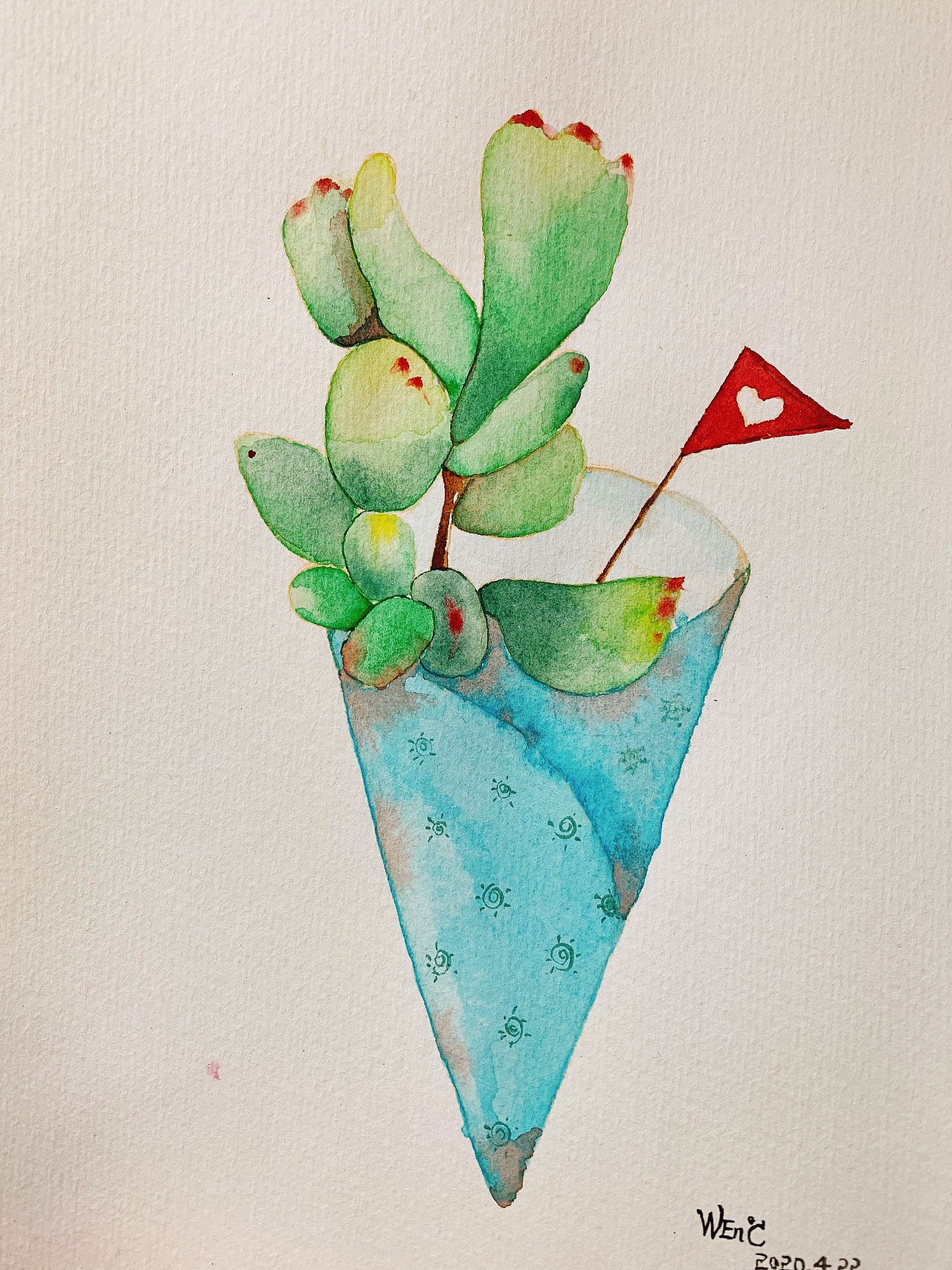 水彩画临摹作品