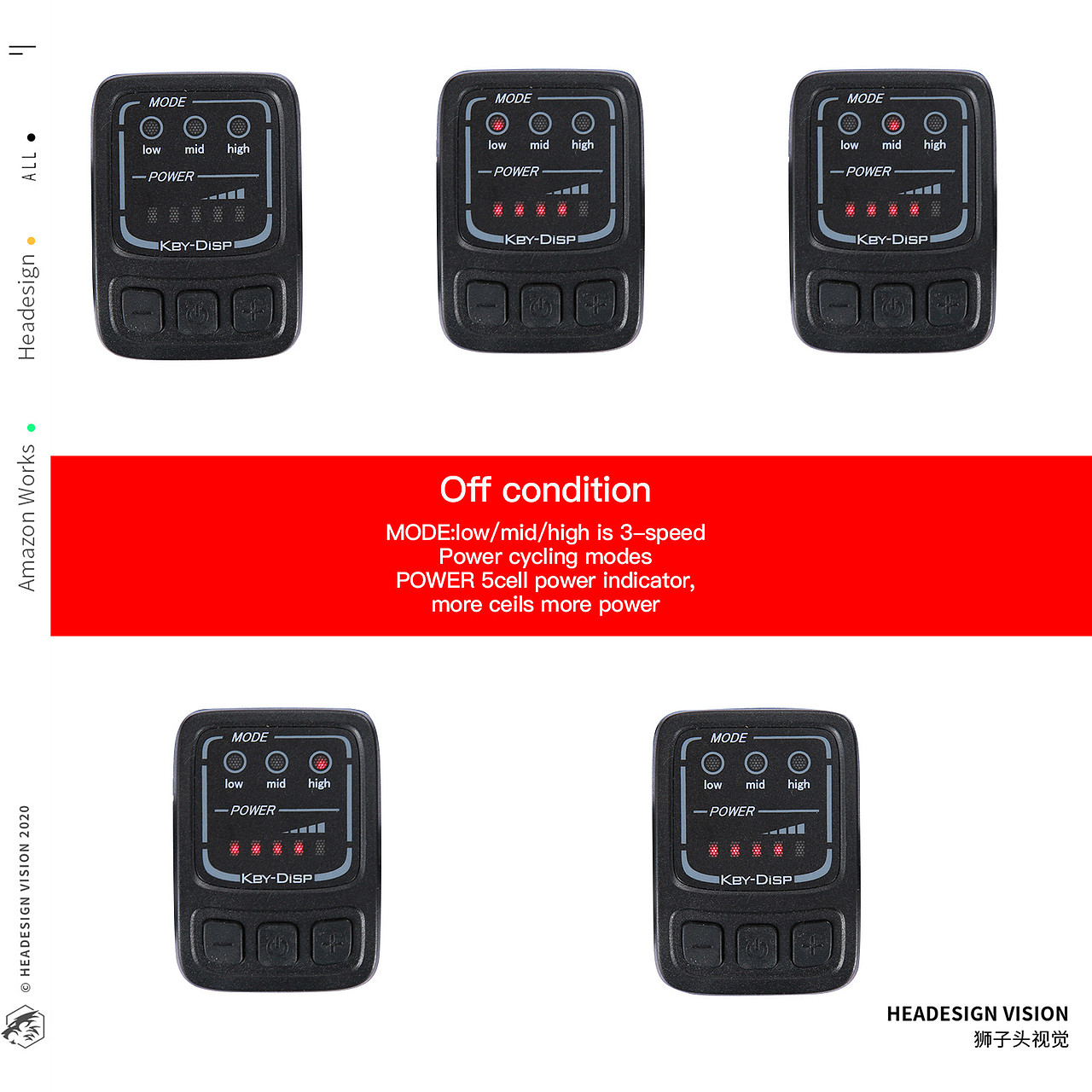 折叠自行车产品拍摄_主图设计_A+页面设计-狮子头视觉