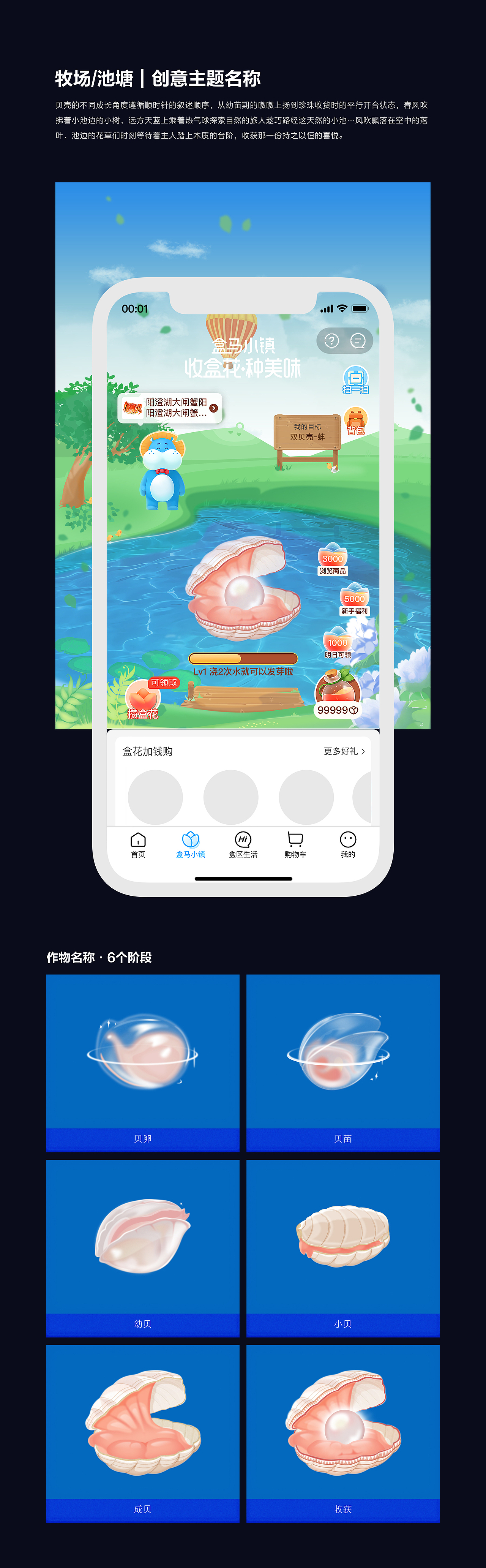 盒马生鲜_盒作万物_蚌（图ZMjgzMjIyMjky） - 商业插画 - 站酷设计师wwj501原创素材 - 站酷ZCOOL