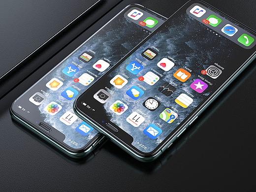 iPhone 11pro Max 手机渲染