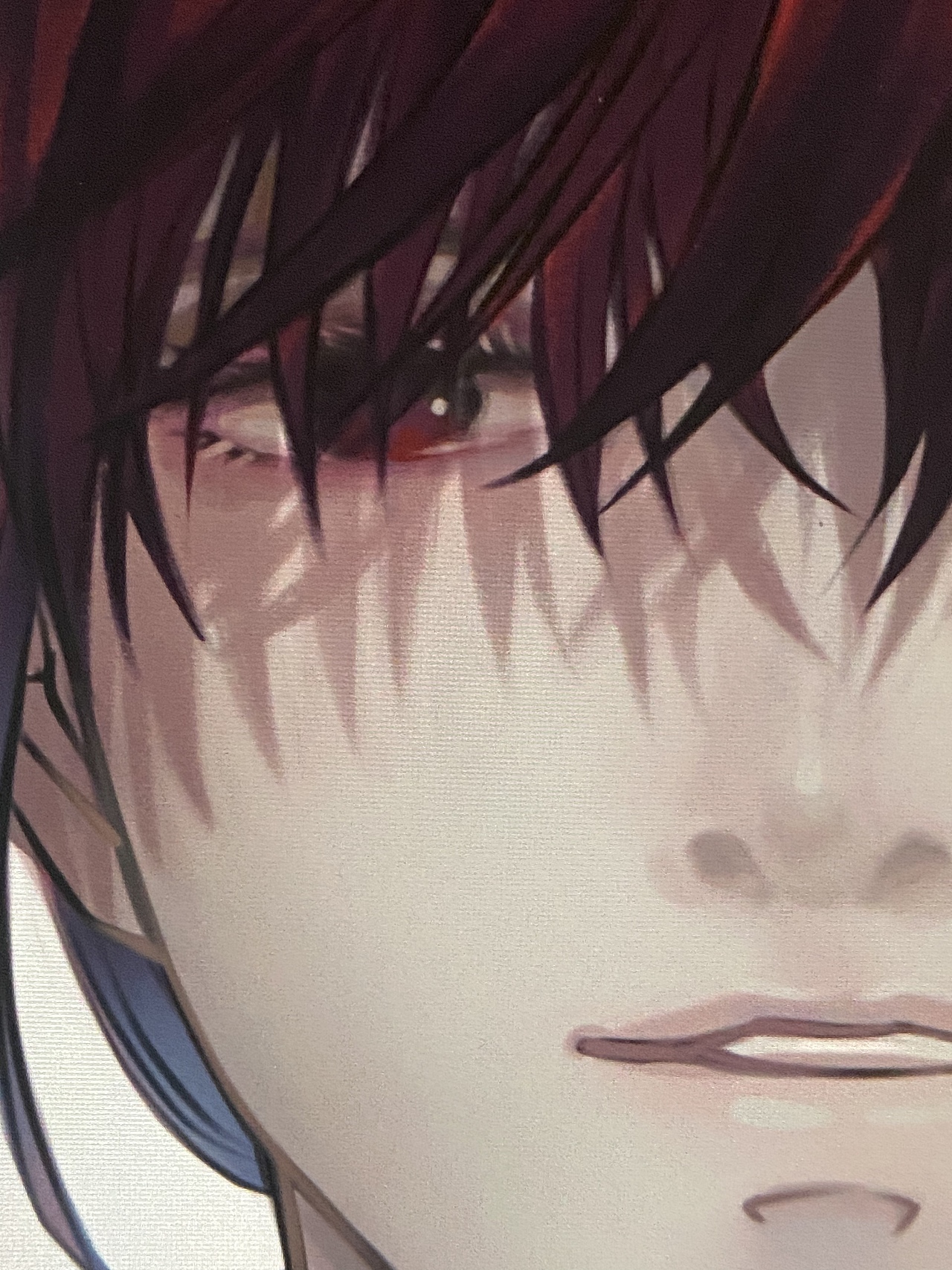 逆光配色 少年 头像 日系 插画 