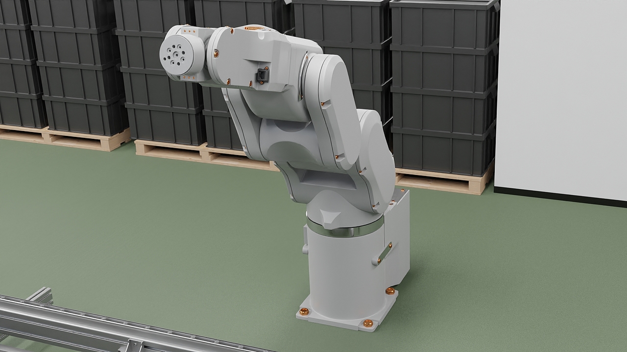 建模 场景 动画 - 机械臂