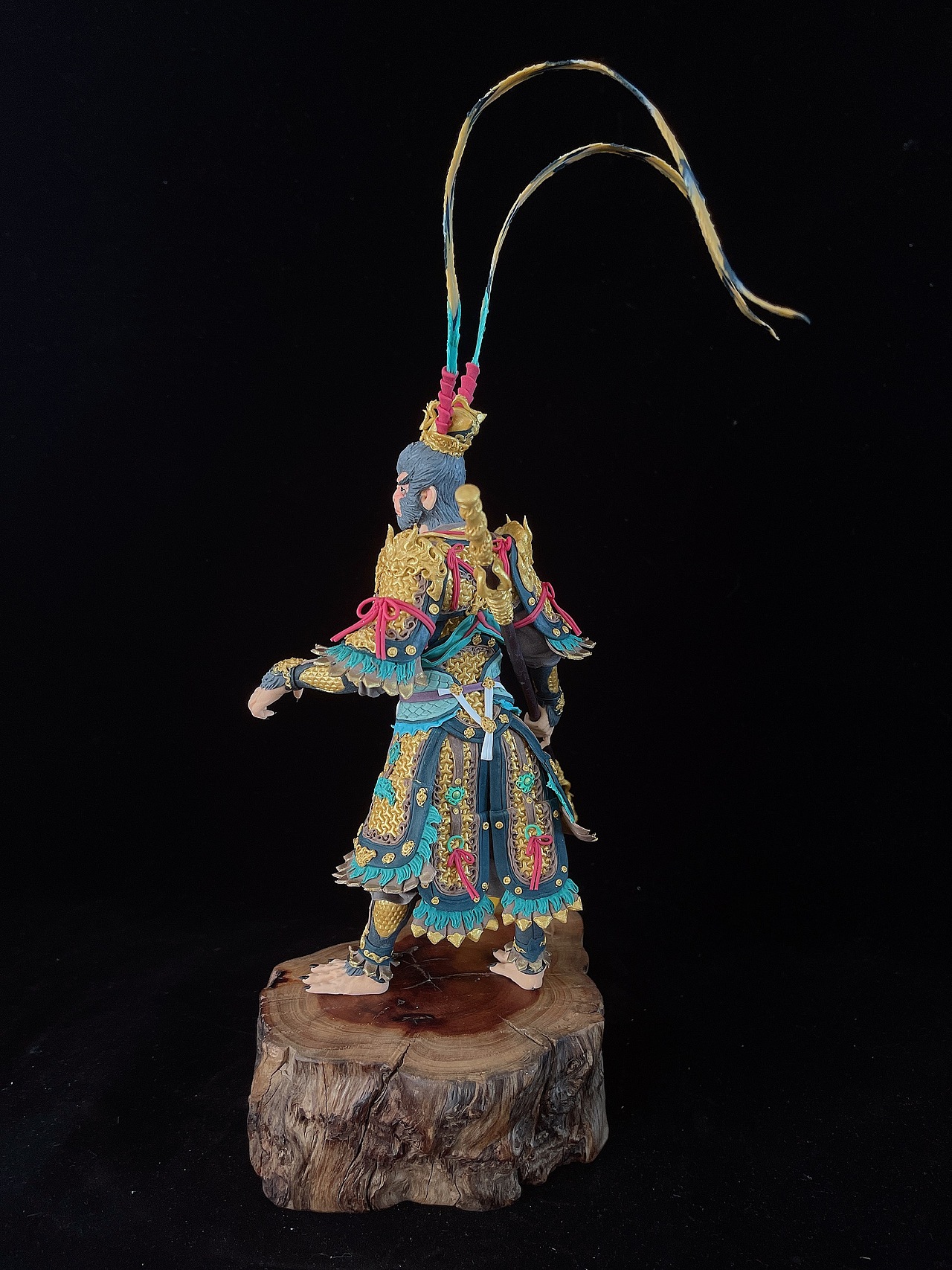 康健面塑作品《黑神话·悟空》