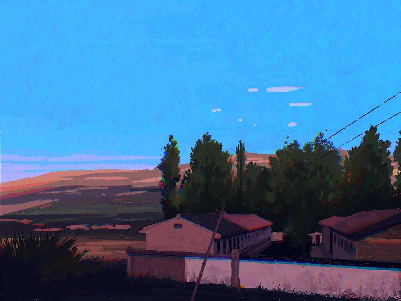 阳光把云彩变得浪漫。（图ZMzc4MzY2MTY4） - 艺术插画 - 站酷设计师Fangpeiii原创素材 - 站酷ZCOOL