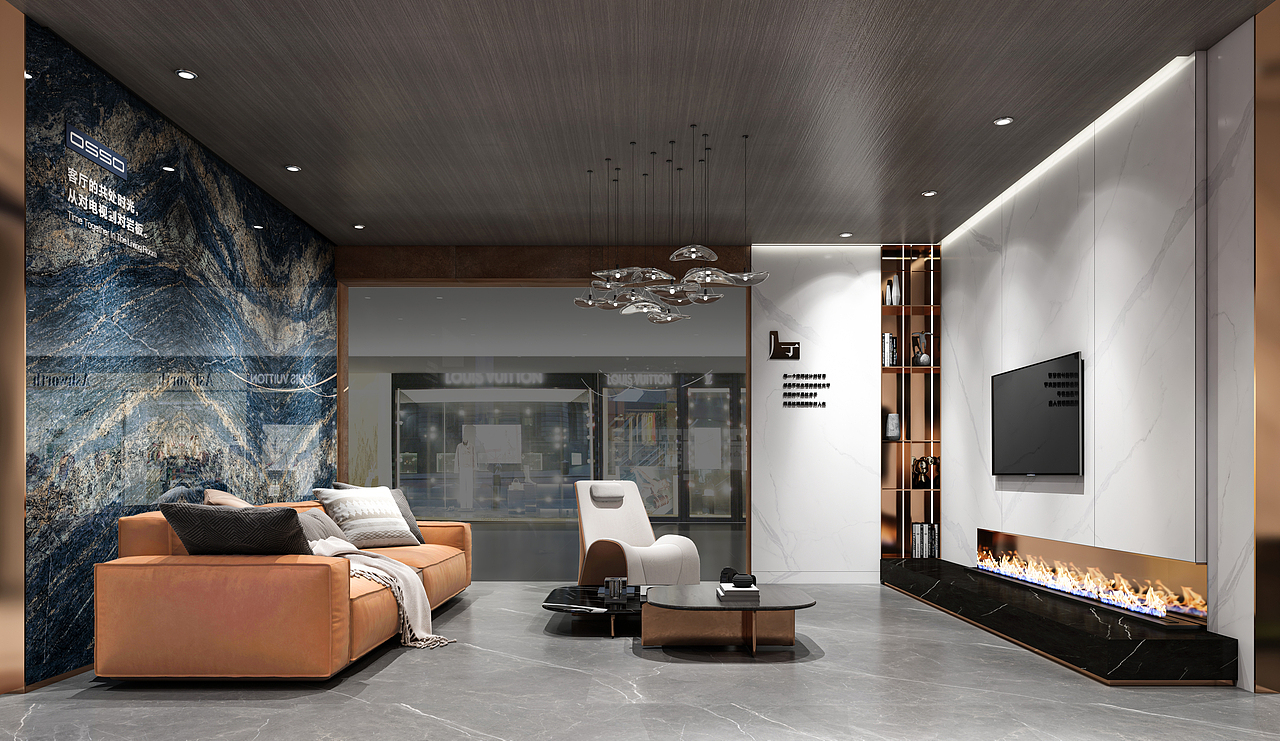 澳翔200岩板展厅