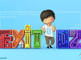 初學(xué)C4D，練習(xí)作品一張流。