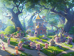 #站酷夢筆#魔幻幼兒園室外