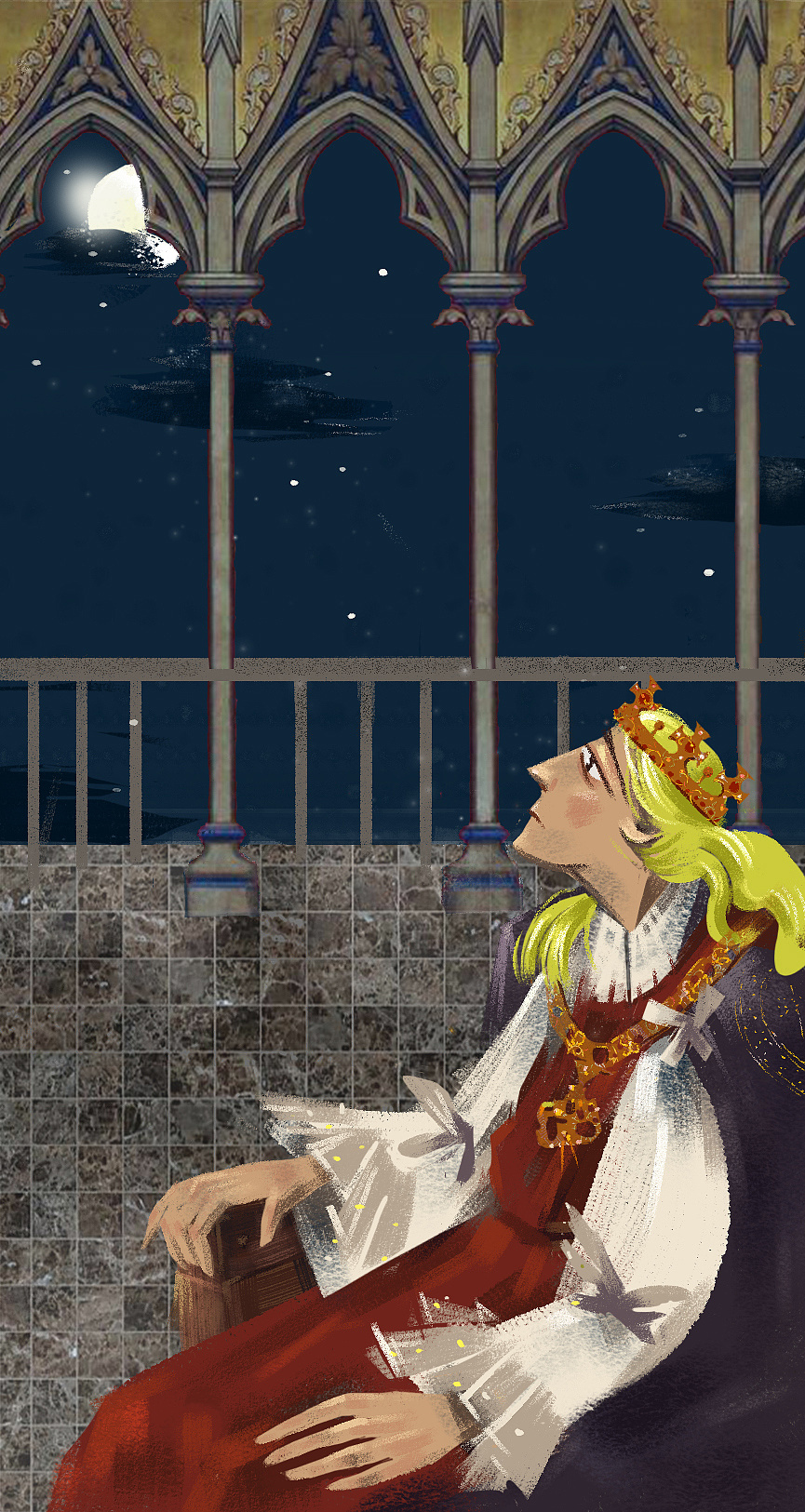 王尔德 童话插图 插画练习