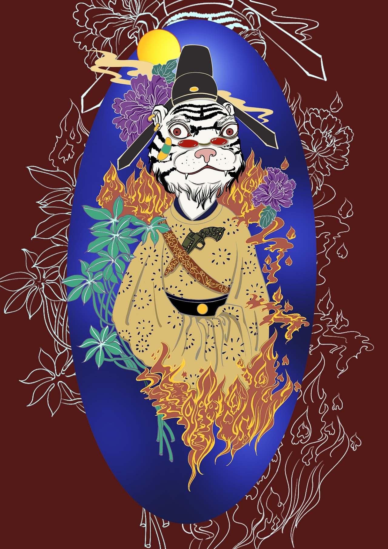 国潮《守岁神》 十二生肖（图ZMjM1ODgwMDUy） - 新锐潮流插画 - 站酷设计师PAOP0原创素材 - 站酷ZCOOL