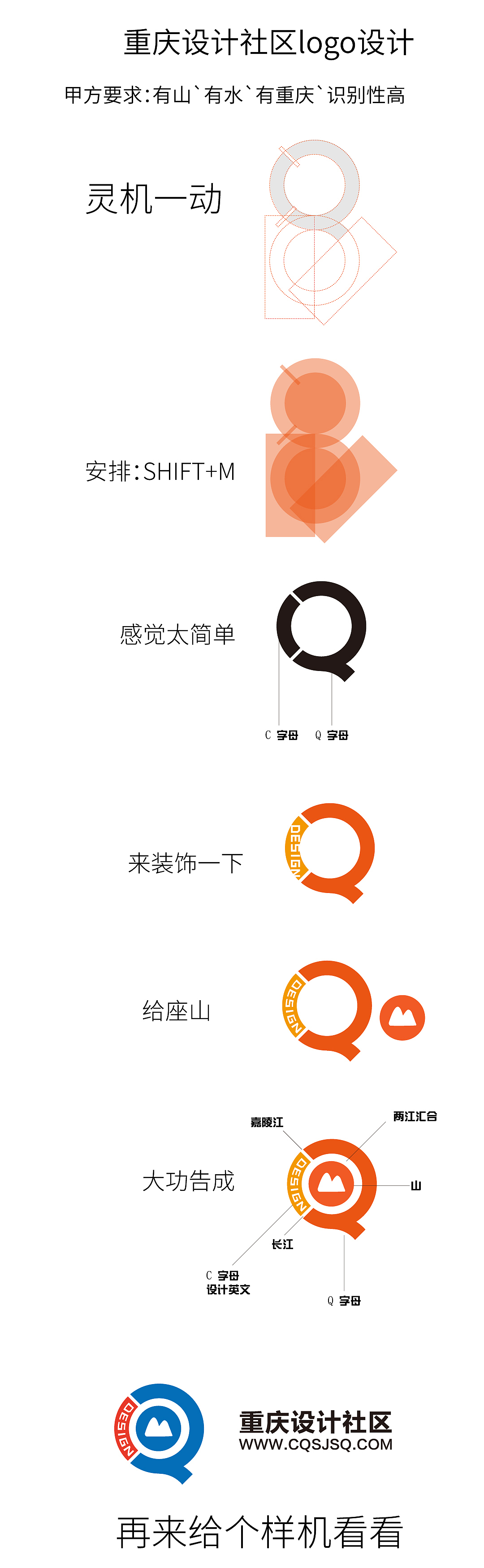 重庆设计社区LOGO（图ZMjA0ODcwMTgw） - Logo - 站酷设计师徐安设计师原创素材 - 站酷ZCOOL