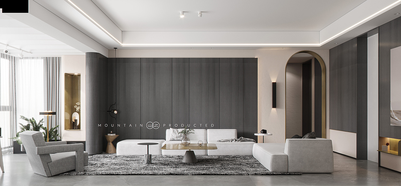 黑白灰现代风格（图ZMjA2NDI4NTky） - 家装设计 - 站酷设计师山乙建设syjstl原创素材 - 站酷ZCOOL