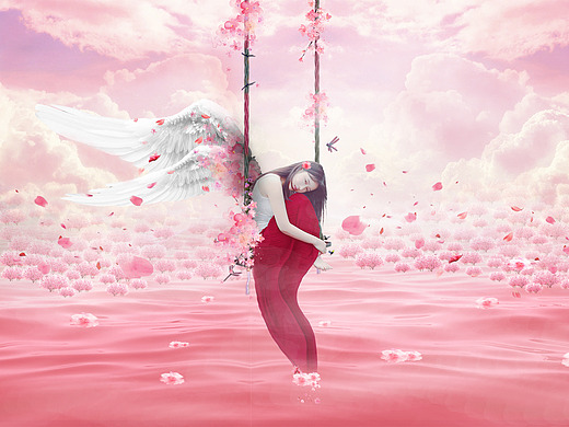 banner—云海中的天使ui-主题/皮肤4年前蝴蝶少女海报ui-主题/皮肤4年