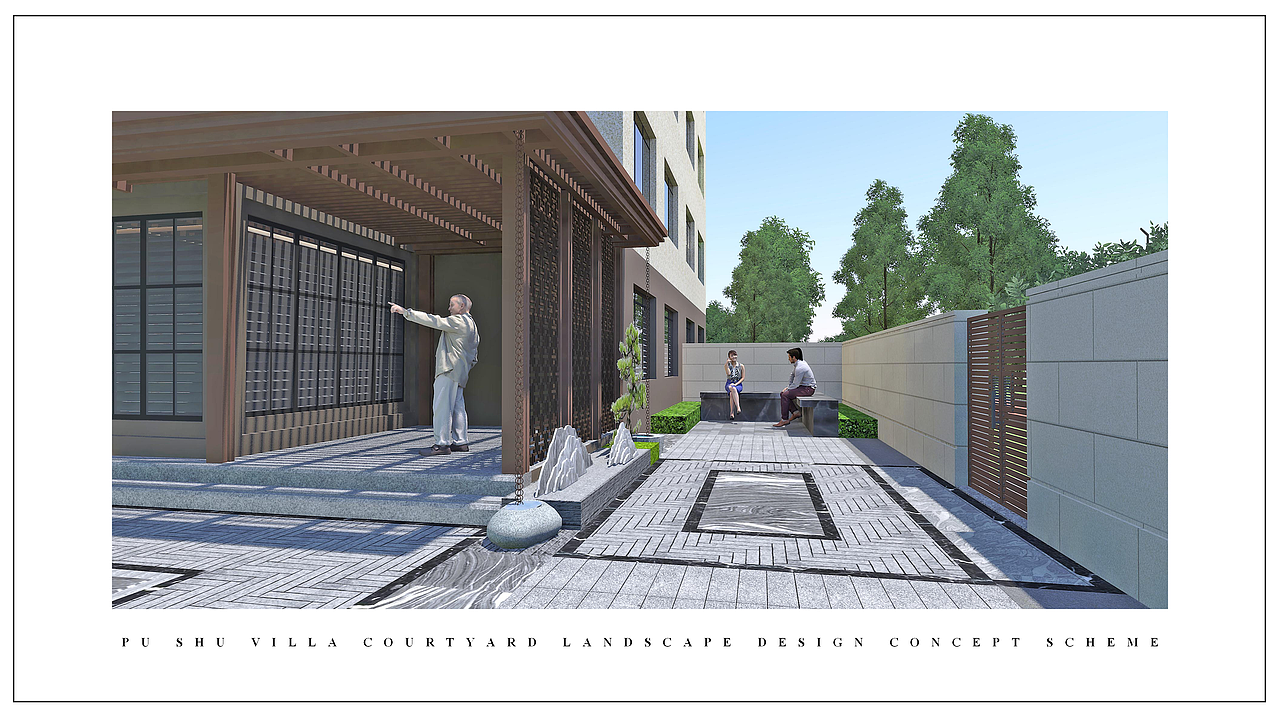 庭院景观设计（图ZMjY4Nzk2OTgw） - 景观设计 - 站酷设计师温澜潮生_ewan原创素材 - 站酷ZCOOL