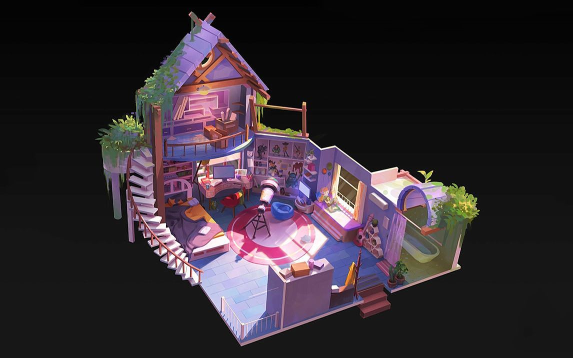 3dmax-场景小房间模型制作教程。3dmax建模基础教程（图ZMzI4OTkwNDg0） - 场景 - 站酷设计师Alan安澜原创素材 - 站酷ZCOOL