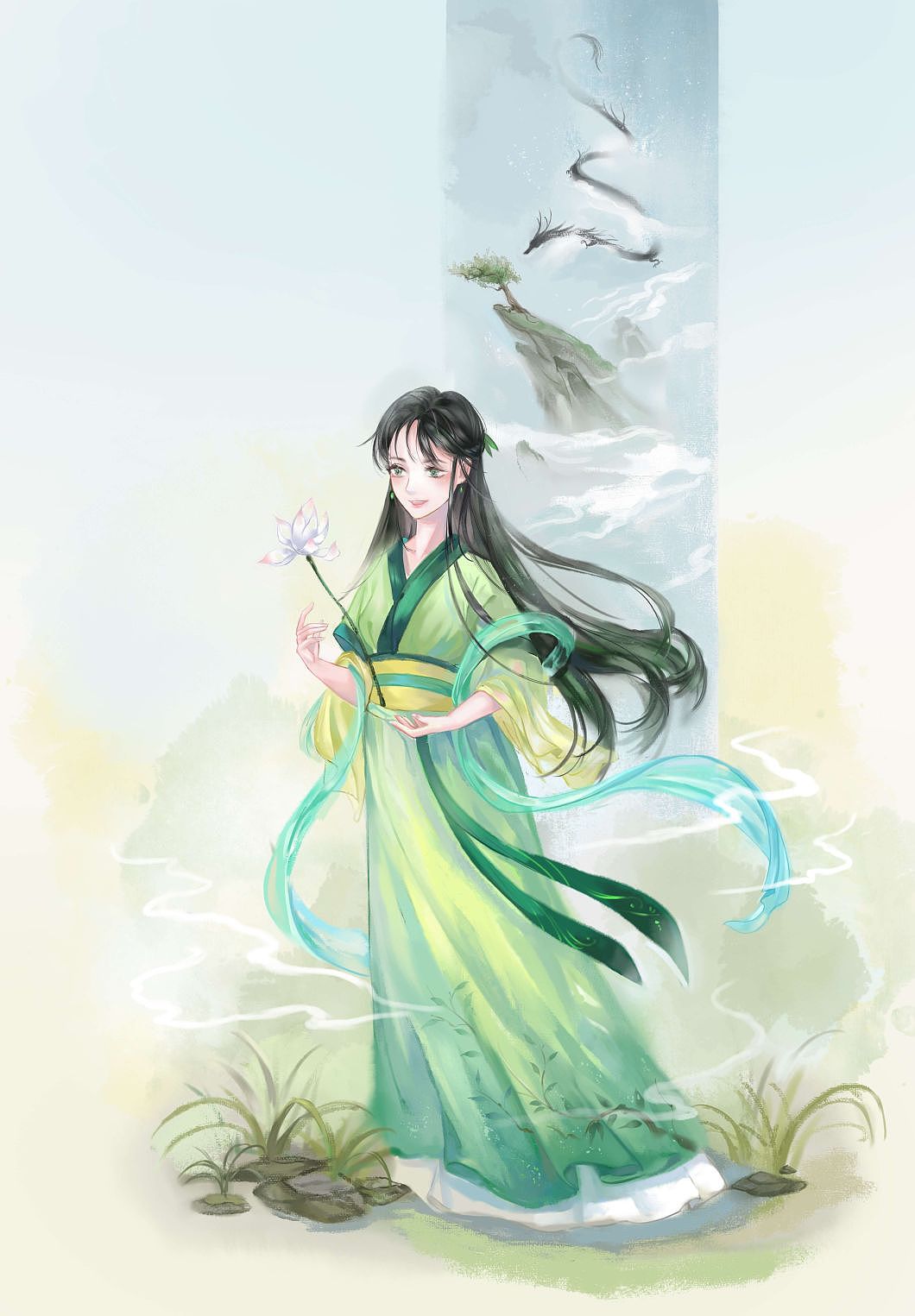 古风伪厚涂年度总结（图ZMzY0MjcwMDg0） - 艺术插画 - 站酷设计师小赞恩原创素材 - 站酷ZCOOL