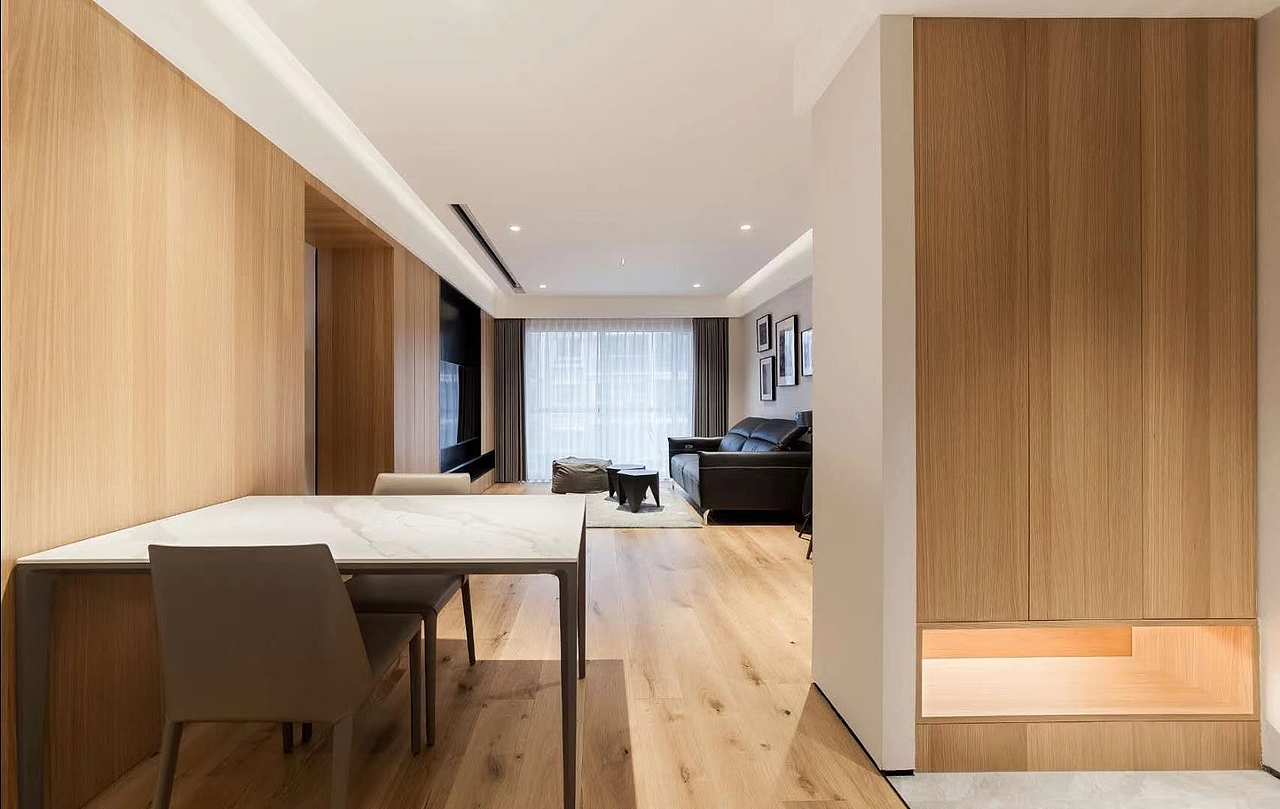 木饰面装修设计梵品科定木饰面53梵品科定木饰面板卓一木饰面板24梵品