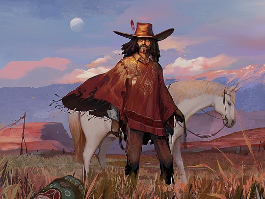 《第五人格》"牛仔"角色插画