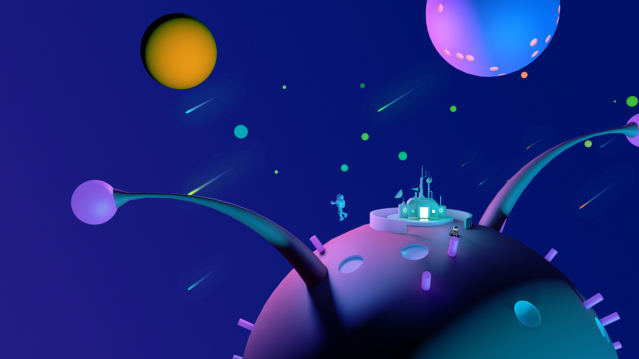 怪兽星球|插画|插画习作|明年今日酒 - 原创作品