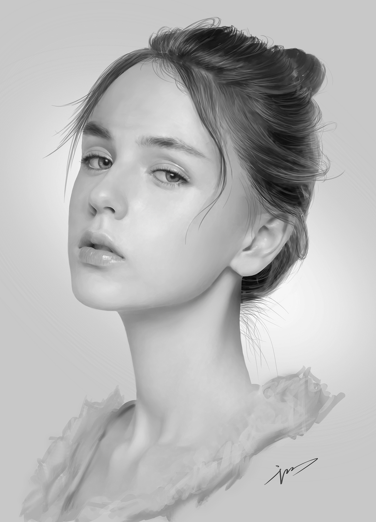 最近几张电脑ps板绘习作～希望在这个绘画的路上走下去 - 原创作品