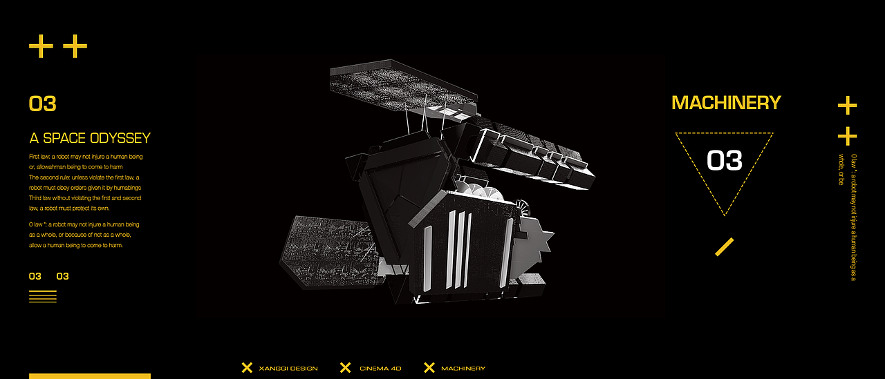 A Space Odyssey c4d临摹（图ZMzgwODgzMjg=） - 机械/交通 - 站酷设计师xiangqi原创素材 - 站酷ZCOOL