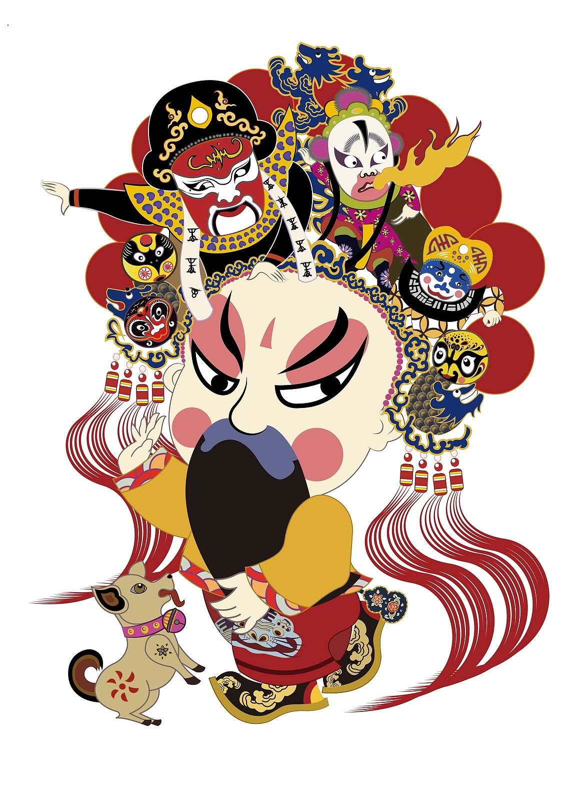 《以画过年—京剧》