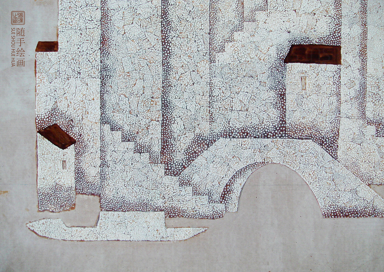 《江南水乡》漆画（图ZODc5MzQxODg=） - 工艺品设计 - 站酷设计师瑞哥RYAN原创素材 - 站酷ZCOOL