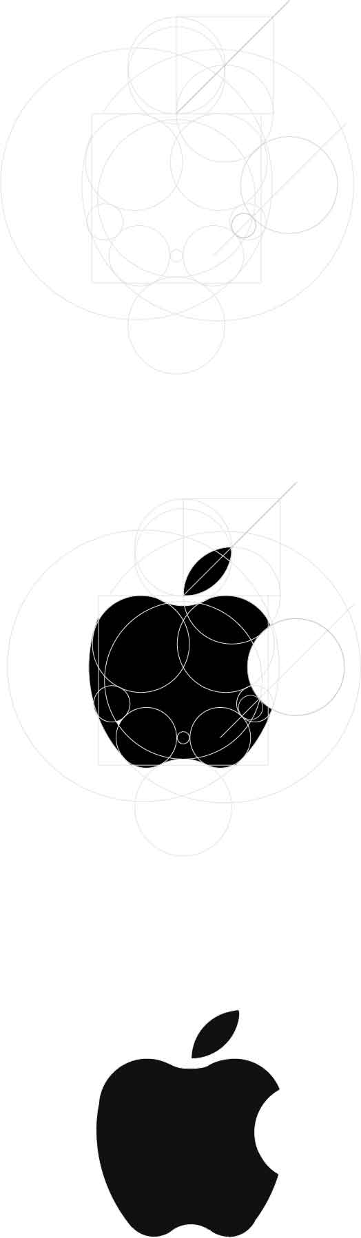 苹果logo设计稿图片