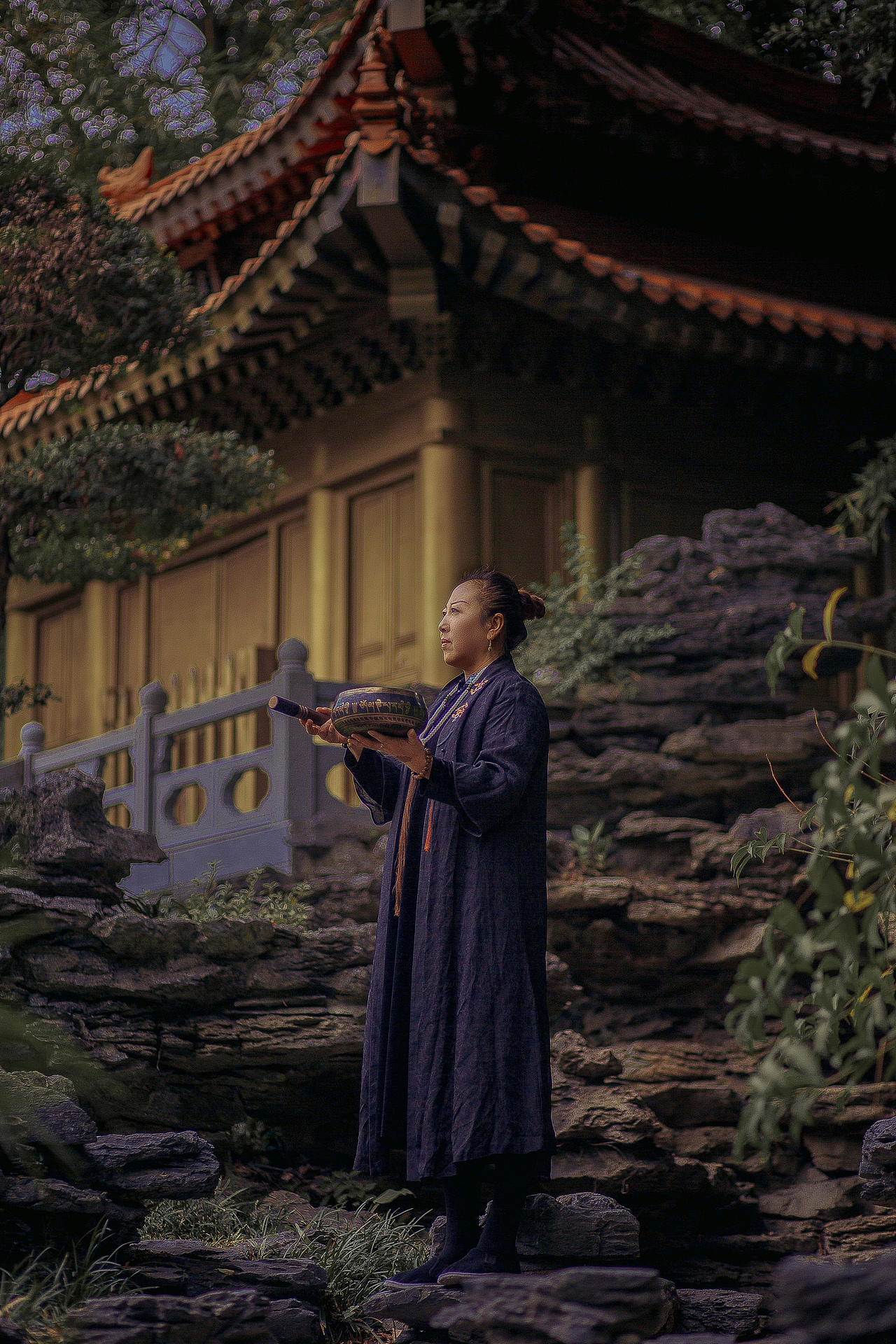 风水大师个人形象摄影